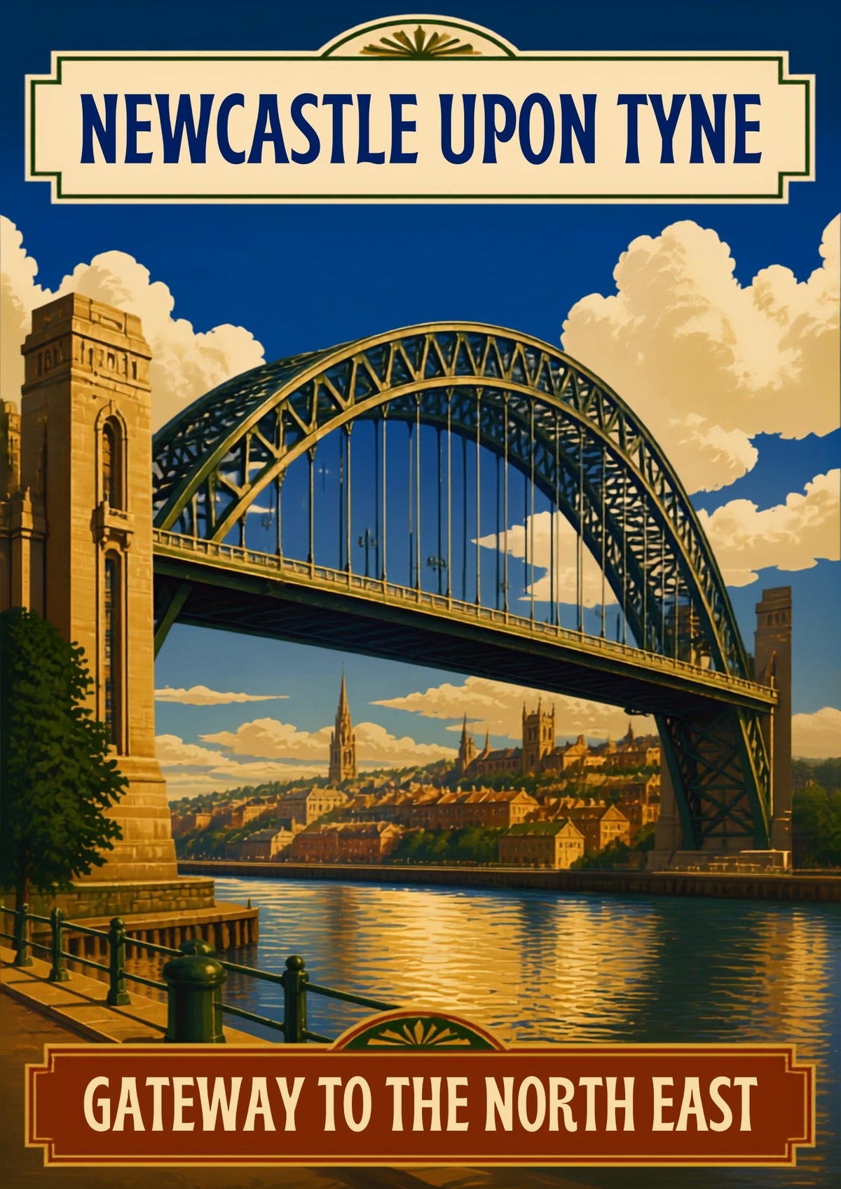 Newcastle art print collection