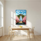Alnwick Garden | Newcastle Art Print — acrylic print, room scene