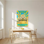 Cattedrale Di Sant'Andrea — Amalfi Coast art print, unframed poster, styled in a kitchen