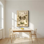 Bath, Somerset on a thick-edge canvas, above a dining table in a bright kitchen