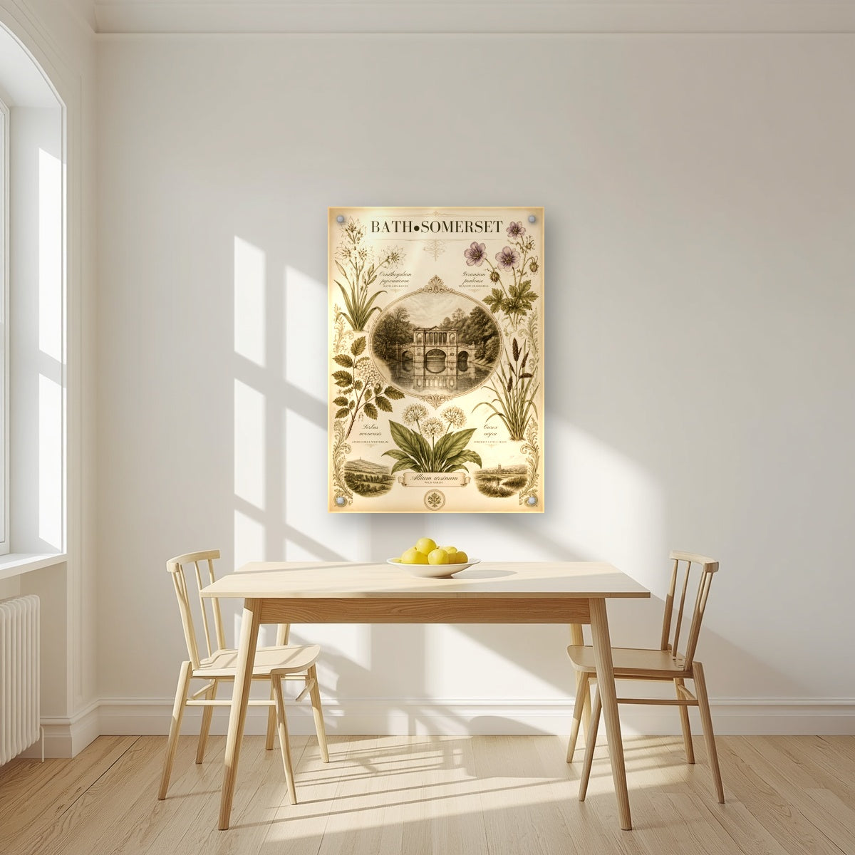 Bath, Somerset | Bath Art Print — acrylic print, room scene