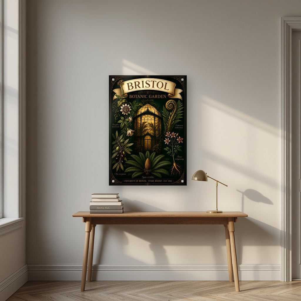 Botanic Garden | Bristol Art Print — acrylic print, room scene