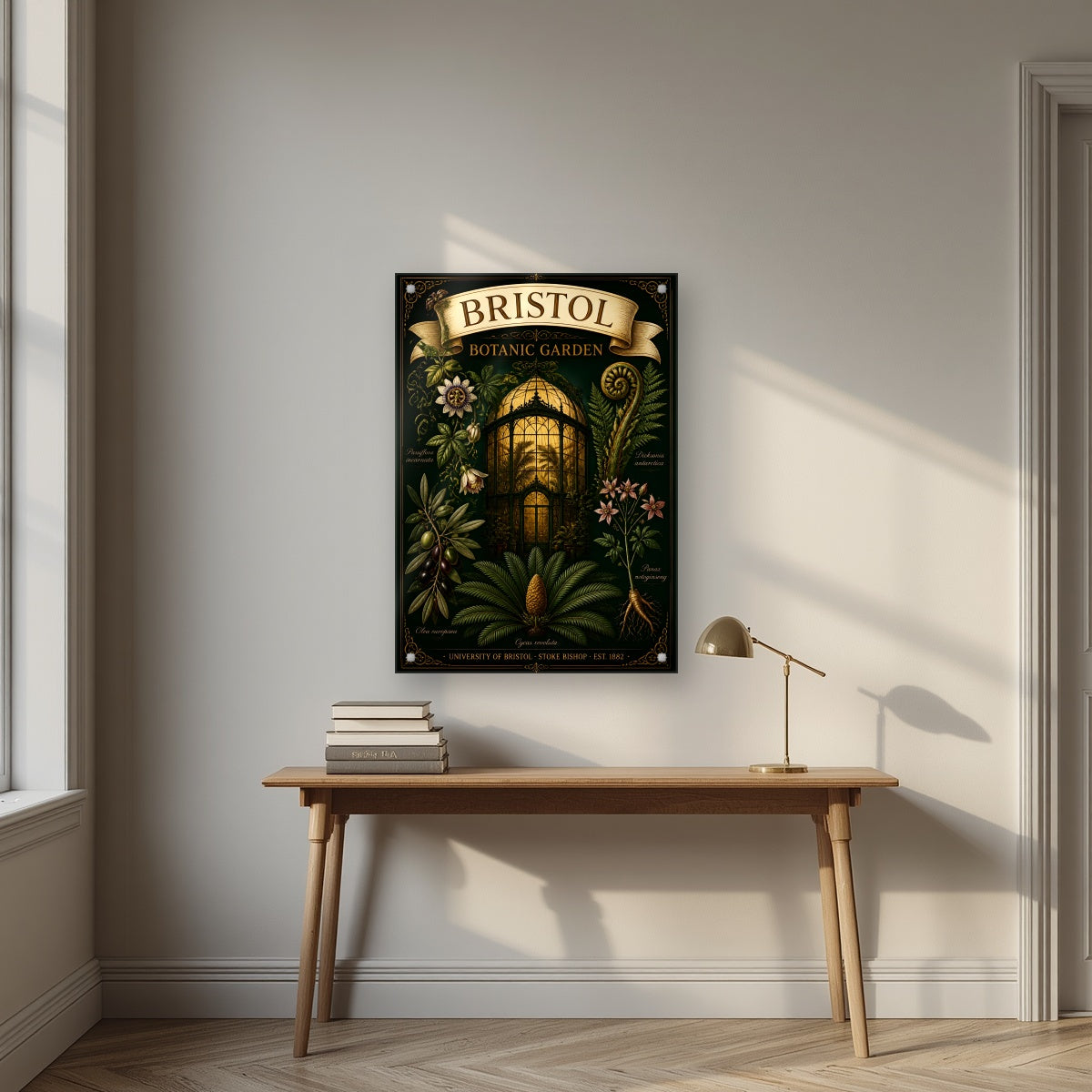 Botanic Garden | Bristol Art Print — acrylic print, room scene