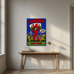 Wales Forever — Cardiff art print, unframed poster, styled in a desk