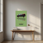 I Love It When a Plan Comes Together – Fatigue Green art print, unframed poster, styled in a desk