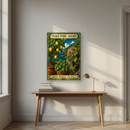 Limone Basilico Uva Bosco — Cinque Terre art print, as an acrylic print, styled in a desk