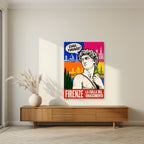 Ciao, Firenze! — Firenze art print, unframed poster, styled in a living room