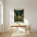 Giardino Di Boboli — Firenze art print, in a white frame, styled in a kitchen