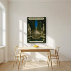 Giardino Di Boboli — Firenze art print, on slim canvas, styled in a kitchen