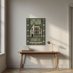 The Glasgow Style — Glasgow art print, unframed poster, styled in a desk