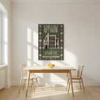 The Glasgow Style — Glasgow art print, unframed poster, styled in a kitchen