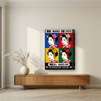 Maiko-San — Kyoto art print, on thick canvas, styled in a living room