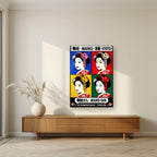 Maiko-San — Kyoto art print, as an acrylic print, styled in a living room