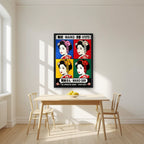 Maiko-San — Kyoto art print, in a black frame, styled in a kitchen