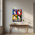 Maiko-San — Kyoto art print, unframed poster, styled in a desk