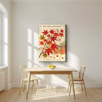 Momiji — Kyoto art print, on thick canvas, styled in a kitchen