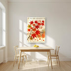 Momiji — Kyoto art print, as an acrylic print, styled in a kitchen