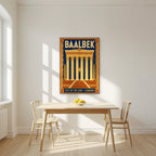 Madinat al-Shams — Baalbek art print, unframed poster, styled in a kitchen