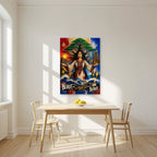 Bint al Arz — Beirut art print, unframed poster, styled in a kitchen
