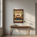 Mother of Cities — Byblos art print, on slim canvas, styled in a desk