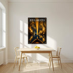 Mirror of the Deep — Jeita Grotto art print, unframed poster, styled in a kitchen