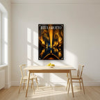 Mirror of the Deep — Jeita Grotto art print, as an acrylic print, styled in a kitchen