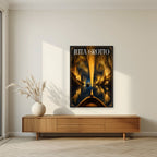 Mirror of the Deep — Jeita Grotto art print, unframed poster, styled in a living room