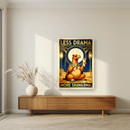 Less Drama, More Shawarma – Midnight Feast | Art Print — acrylic print, room scene