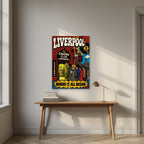 The Cavern Club — Liverpool art print, unframed poster, styled in a desk