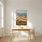 Flor d'Ametller — Mallorca art print, unframed poster, styled in a kitchen