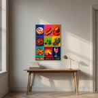 Sabors de l'Illa — Mallorca art print, unframed poster, styled in a desk
