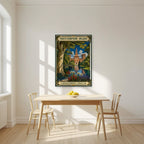 Parco Sempione — Milan art print, unframed poster, styled in a kitchen