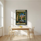 Parco Sempione — Milan art print, on thick canvas, styled in a kitchen