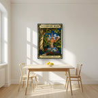 Parco Sempione — Milan art print, as an acrylic print, styled in a kitchen