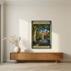 Parco Sempione — Milan art print, unframed poster, styled in a living room