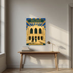 Stazione Centrale — Milan art print, unframed poster, styled in a desk