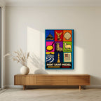 Trésors Normands — Mont-Saint-Michel art print, on slim canvas, styled in a living room