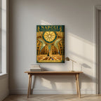 Galleria Umberto I — Napoli art print, on thick canvas, styled in a desk