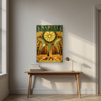 Galleria Umberto I — Napoli art print, as an acrylic print, styled in a desk