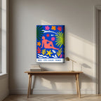 Papiers Découpés — Nice art print, on thick canvas, styled in a desk