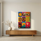 Vieux-Nice — Nice art print, on thick canvas, styled in a living room