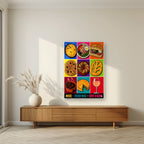 Vieux-Nice — Nice art print, as an acrylic print, styled in a living room
