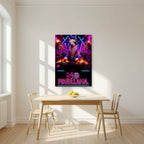 Lama Beats — No Probllama art print, unframed poster, styled in a kitchen