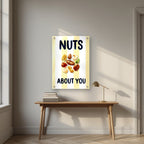 Nuts About You – Limoncello | Art Print — acrylic print, room scene