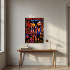 Kuidaore — Osaka art print, unframed poster, styled in a desk