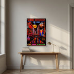 Kuidaore — Osaka art print, as an acrylic print, styled in a desk