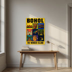 Hiyas ng Isla — Bohol art print, unframed poster, styled in a desk