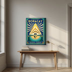 Layag — Boracay art print, on thick canvas, styled in a desk