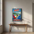 Paraw Regatta — Boracay art print, on thick canvas, styled in a desk