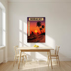 Takipsilim — Boracay art print, unframed poster, styled in a kitchen
